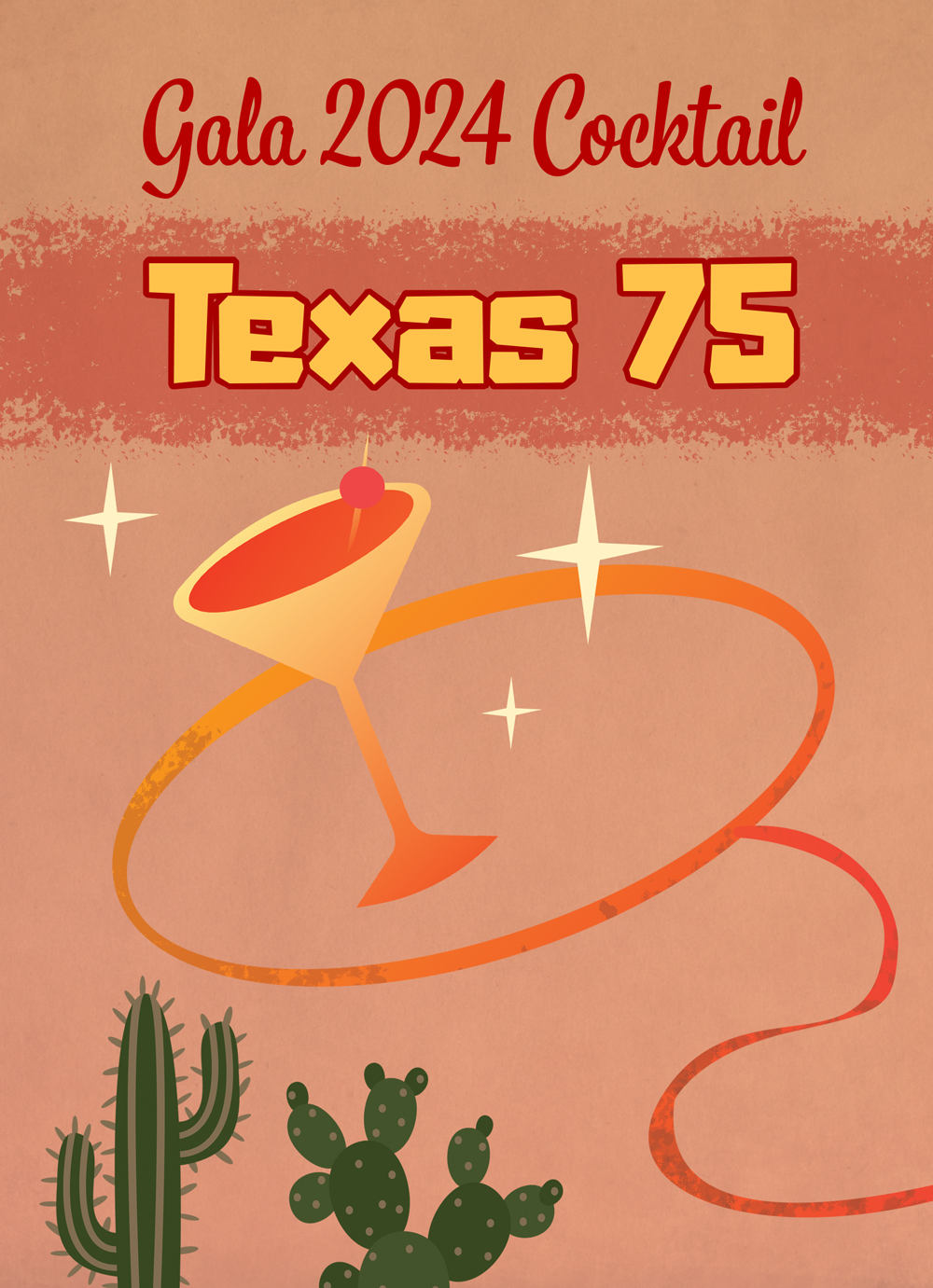 Lonestar Circus Cocktail menu for Texas 75